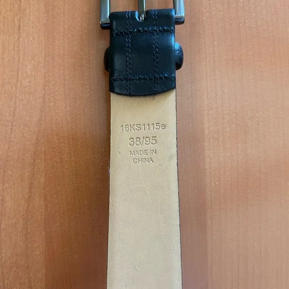 Black Kirkland Men’s 38” Belt - Picture 4 of 6